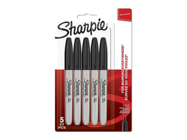 Sharpie Merkepenn SHARPIE sort (5)