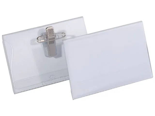 Durable Navneskilt DURABLE 54x90mm kombiclip(50)