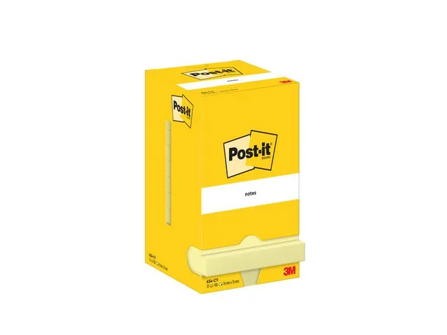 Post-it® Notatblokk POST-IT 76x76mm gul (12)