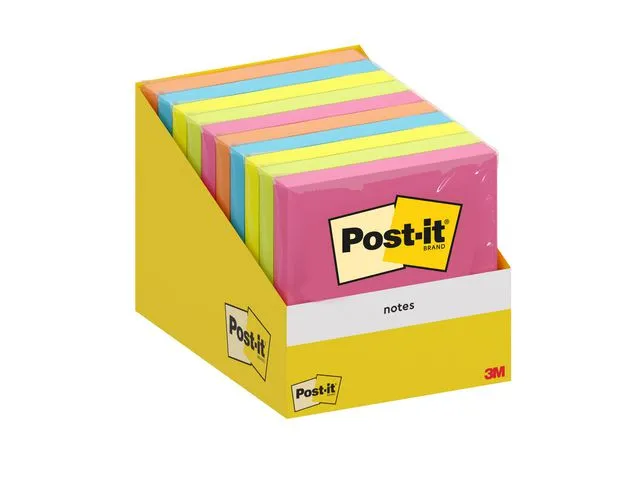 Post-it® Notatblokk POST-IT 76x76 ass