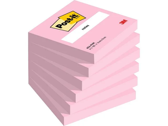 Post-it® Notatblokk POST-IT 76x76 rosa