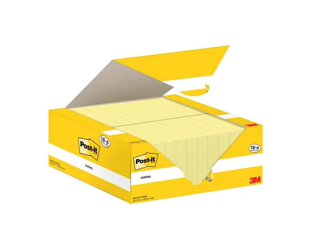 Post-it® Notatblokk POST-IT SN 38x51 CY (24)