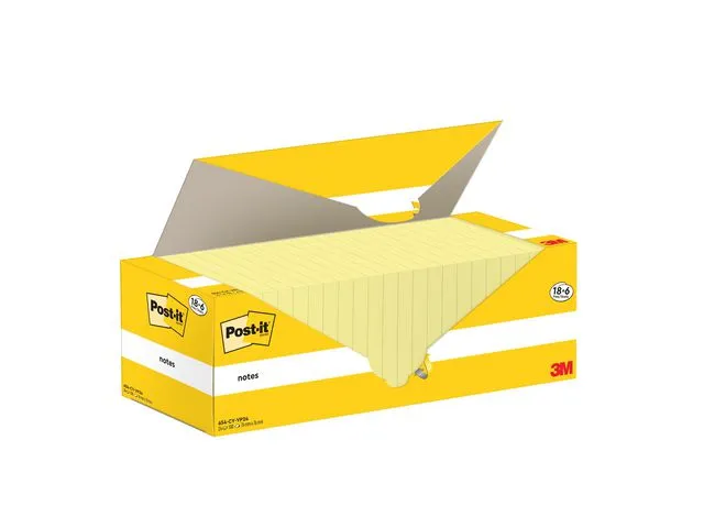 Post-it® Notatblokk POST-IT SN 76x76 CY (24)