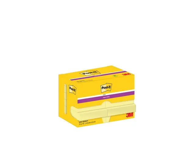 Post-it® Notatblokk POST-IT SS 51x51 gul (12)
