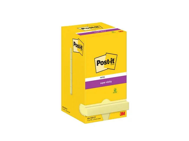 Post-it® Notatblokk POST-IT SS 76x76 CY (12)