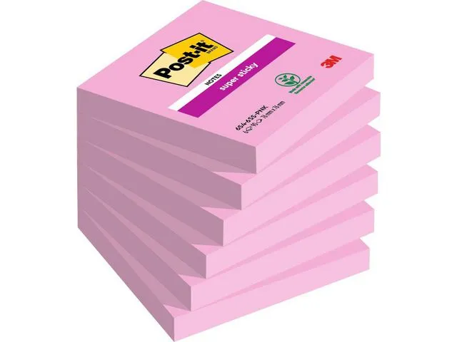 Post-it® Notatblokk POST-IT SSN 76x76 rosa