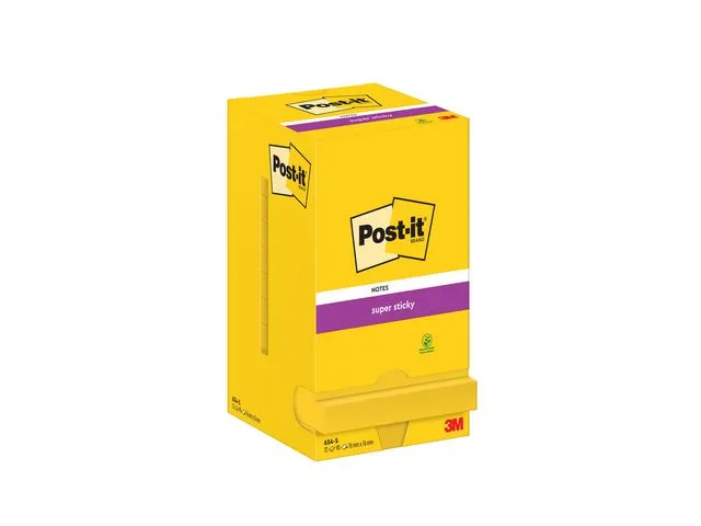 Post-it® Notatblokk POST-IT SS 76x76 ultragul(12)