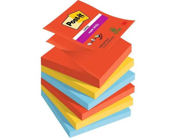 Post-it® Notatblokk POST-IT SSZN 76x76 Playful(6)