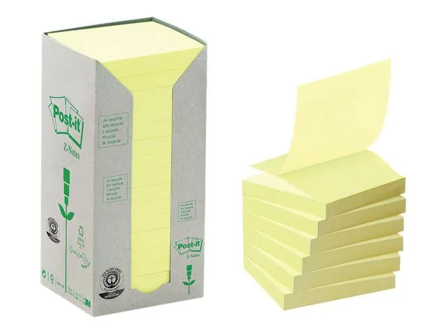 Post-it® Green Line Z-N 76x76 gul