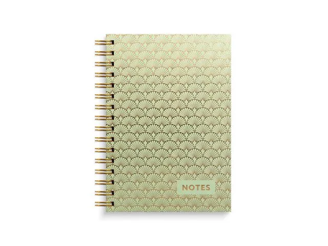 Burde Spiralbok BURDE A5 linjer 150s Art Deco