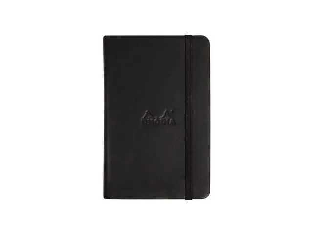 Rhodia Notatbok CLAIRFONTAINE A5 linjert sort