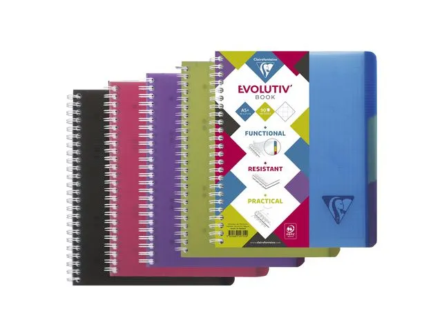 Clairefontaine Notatbok CLAIREFONTAINE Intense A5+ rut