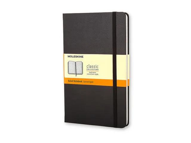 Moleskine Notatbok MOLESKINE Hard P linj sort