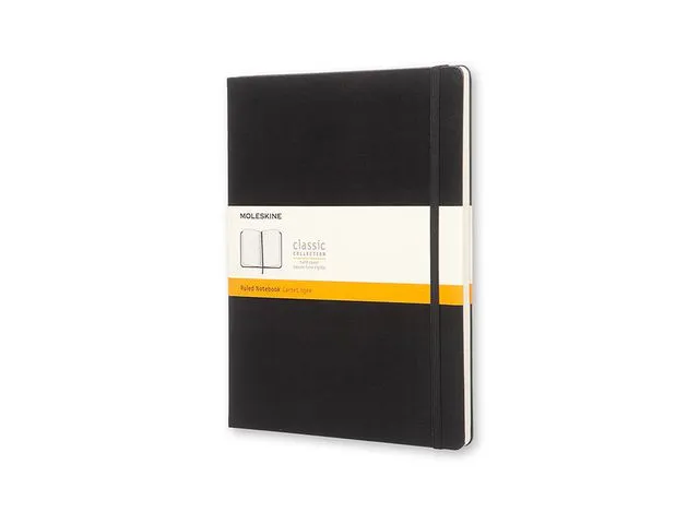 Moleskine Notatbok MOLESKINE Hard XL linj sort