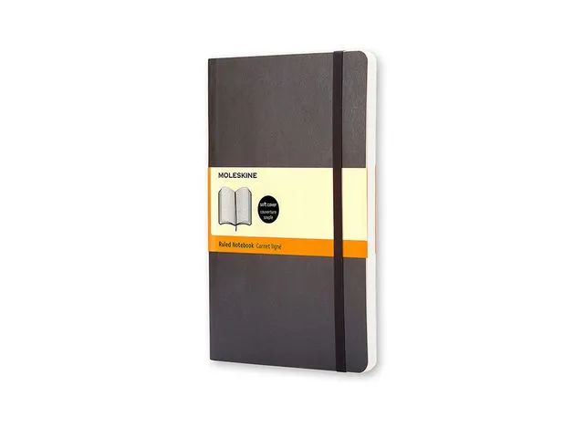 Moleskine Notatbok MOLESKINE Soft L linj sort