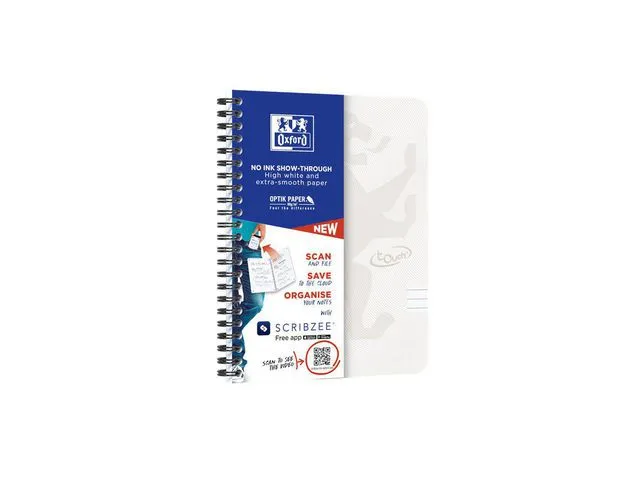 Oxford Notatbok OXFORD Touch A5+ 90g lin stone