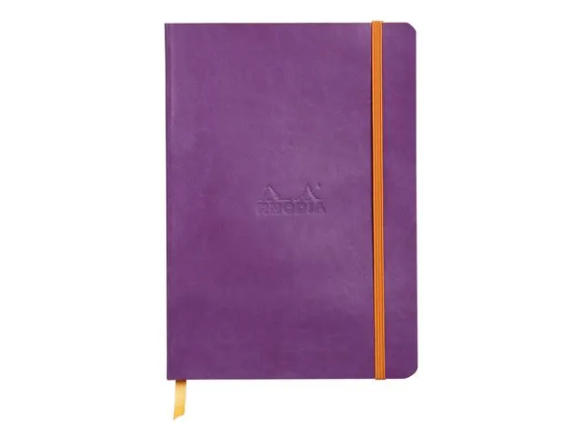 Rhodia Notatbok RHODIA A5 90g linjert purple