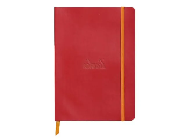 Rhodia Notatbok RHODIA A5 90g linjert red