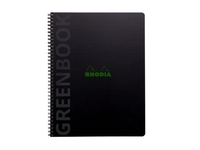 Rhodia Notatbok RHODIA GreenBook A4+ 90g ruter