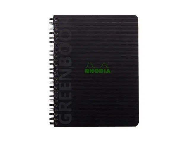 Rhodia Notatbok RHODIA GreenBook A5+ 90g linjer