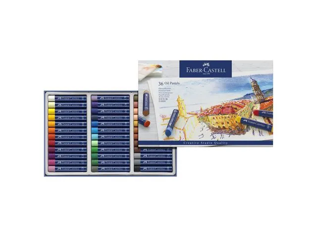 Faber-Castell oljepastellfargestifter Studio Quality, pakke med 36