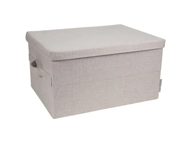 Bigso Box Oppbevaringsboks BIGSO m/lokk L beige