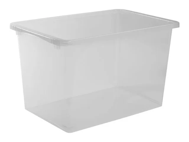 NORDISKA PLAST Oppbevaringsboks STORE IT 60L transp