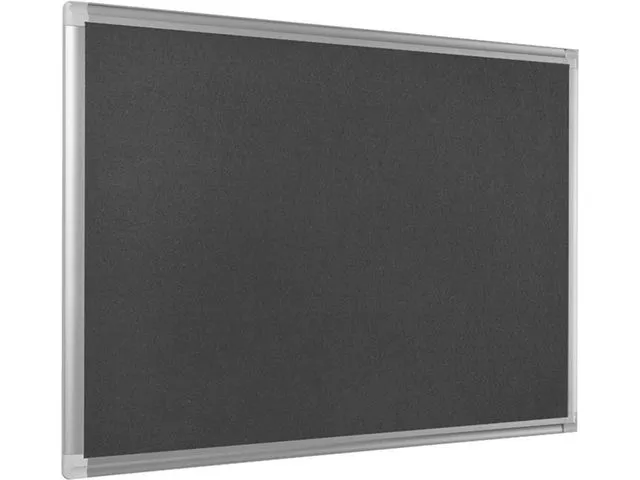 Bi-Office Oppslagstavle BI-OFFICE filt 120x180 grå