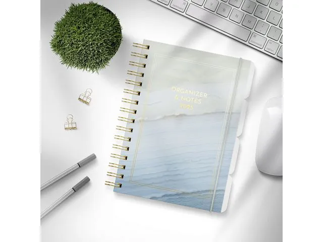 Grieg Organizer/Notes GRIEG A5 2025 marmor
