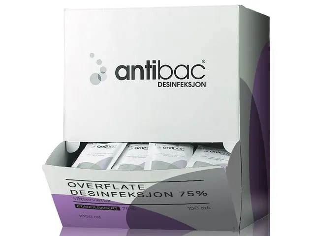 antibac Overflatedesinfeksjon ANTIBAC 17x22(150)