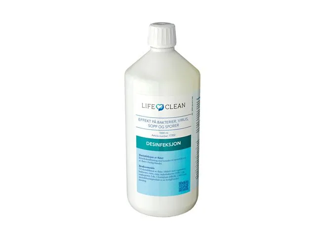 LIFECLEAN Overflatedesinfeksjon LIFECLEAN 1L