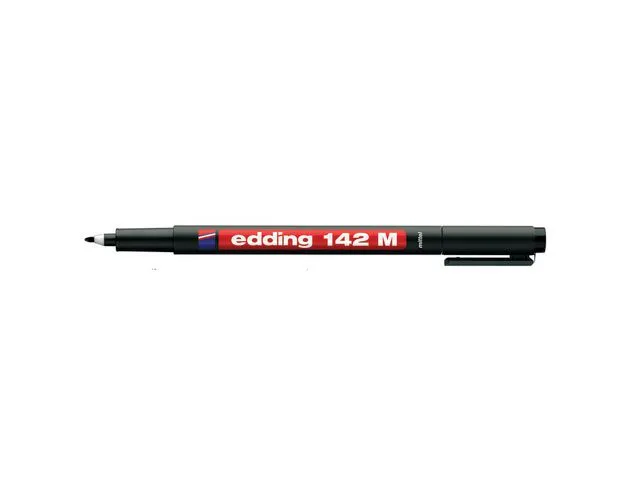 edding permanent merkepenn 142 M, vannbestandig, 1 mm, svart
