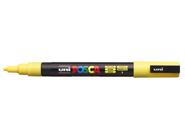 POSCA Paintmarker UNI Posca PC-3M gul