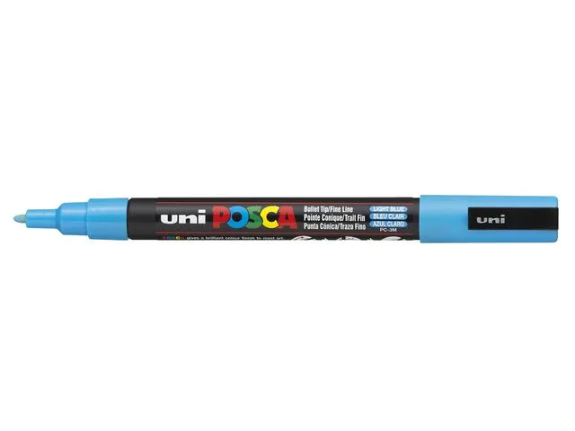 POSCA Paintmarker UNI Posca PC-3M lys blå