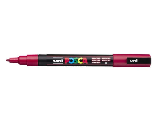 POSCA Paintmarker UNI Posca PC-3M mørk rød