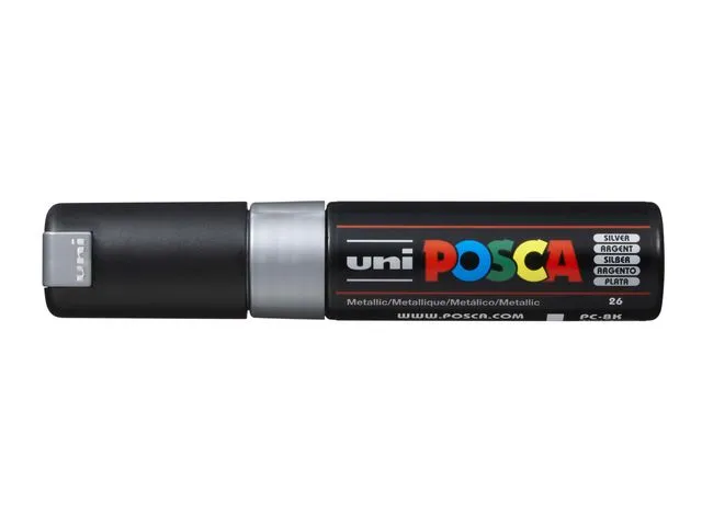 POSCA Paintmarker UNI Posca PC-8K sølv