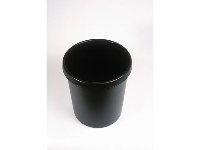 helit Papirkurv, 30L, 350 x 405 mm, sort