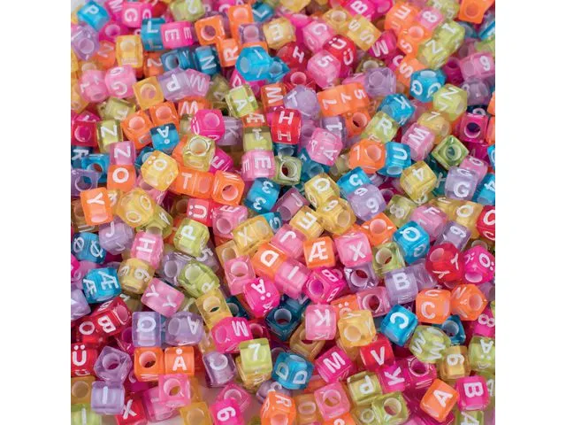 PLAYBOX Perler PLAYBOX bokstav/tall trans (1000)