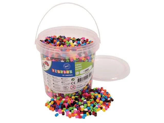 PLAYBOX Perler PLAYBOX fargemix (5000)
