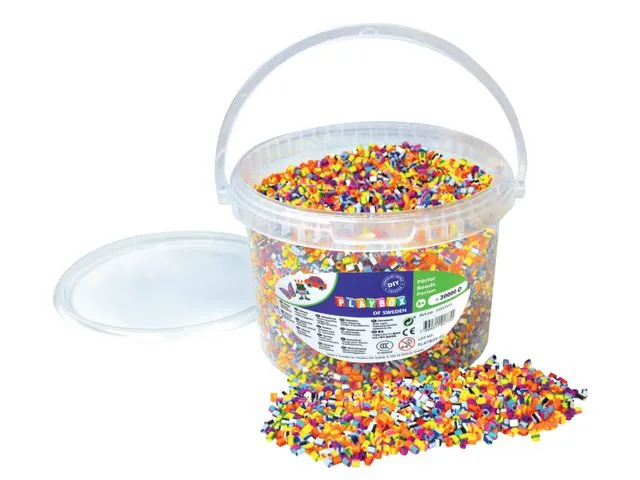 PLAYBOX Perler PLAYBOX stripet mix (20 000)