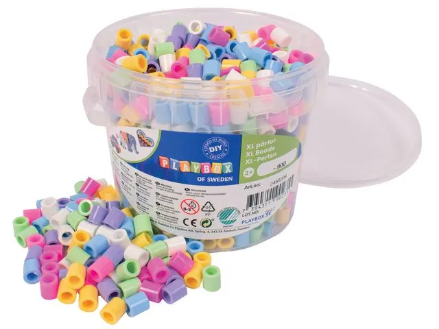 PLAYBOX Perler maxi pastell