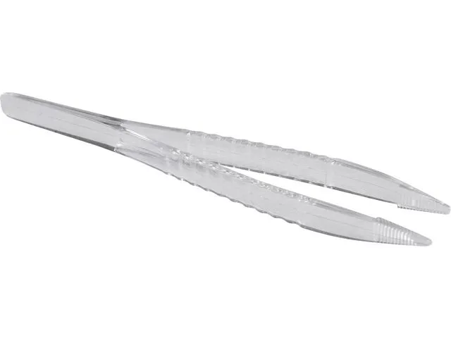 Pinsett engangs steril 12cm klar (50)