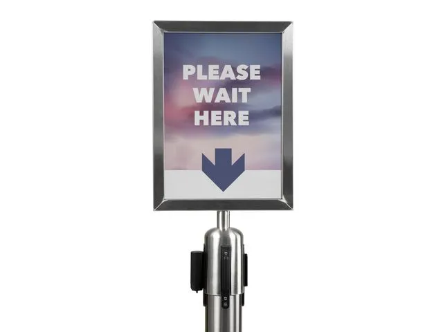 Securit® Plakatramme SECURIT avsperring A4 Stål