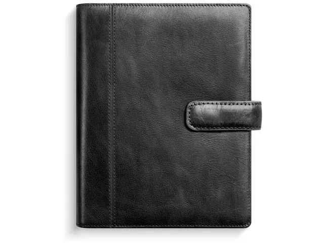 Burde Planlegger BURDE Compact skinn A7 sort