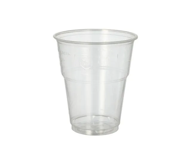Papstar Plastglass PURE PLA 30cl (25)