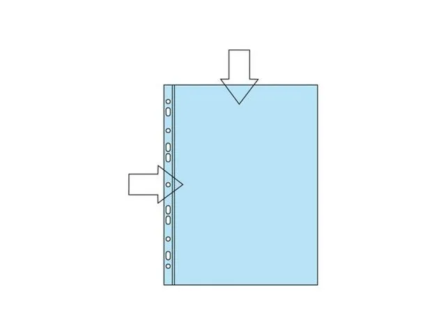 Bantex Plastlomme BANTEX A4 L-åpn. 100my (100)