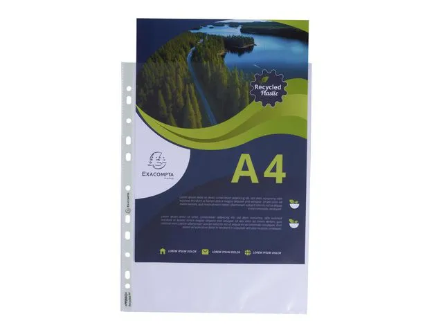 Exacompta Plastlomme EXACOMPTA recy A4 PP (100)