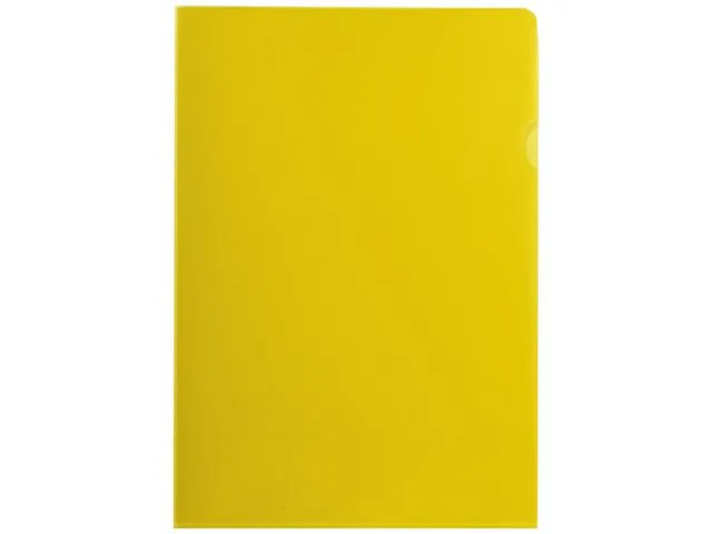Specialplast Plastomslag A4 PP 100my gul (100)
