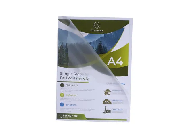 Exacompta Plastomslag EXACOMPTA A4 PP 120my (100)