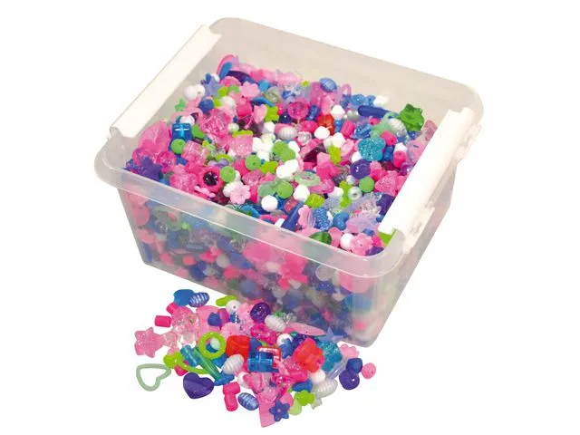 PLAYBOX Plastperler økonomi ass frg og str(3000)